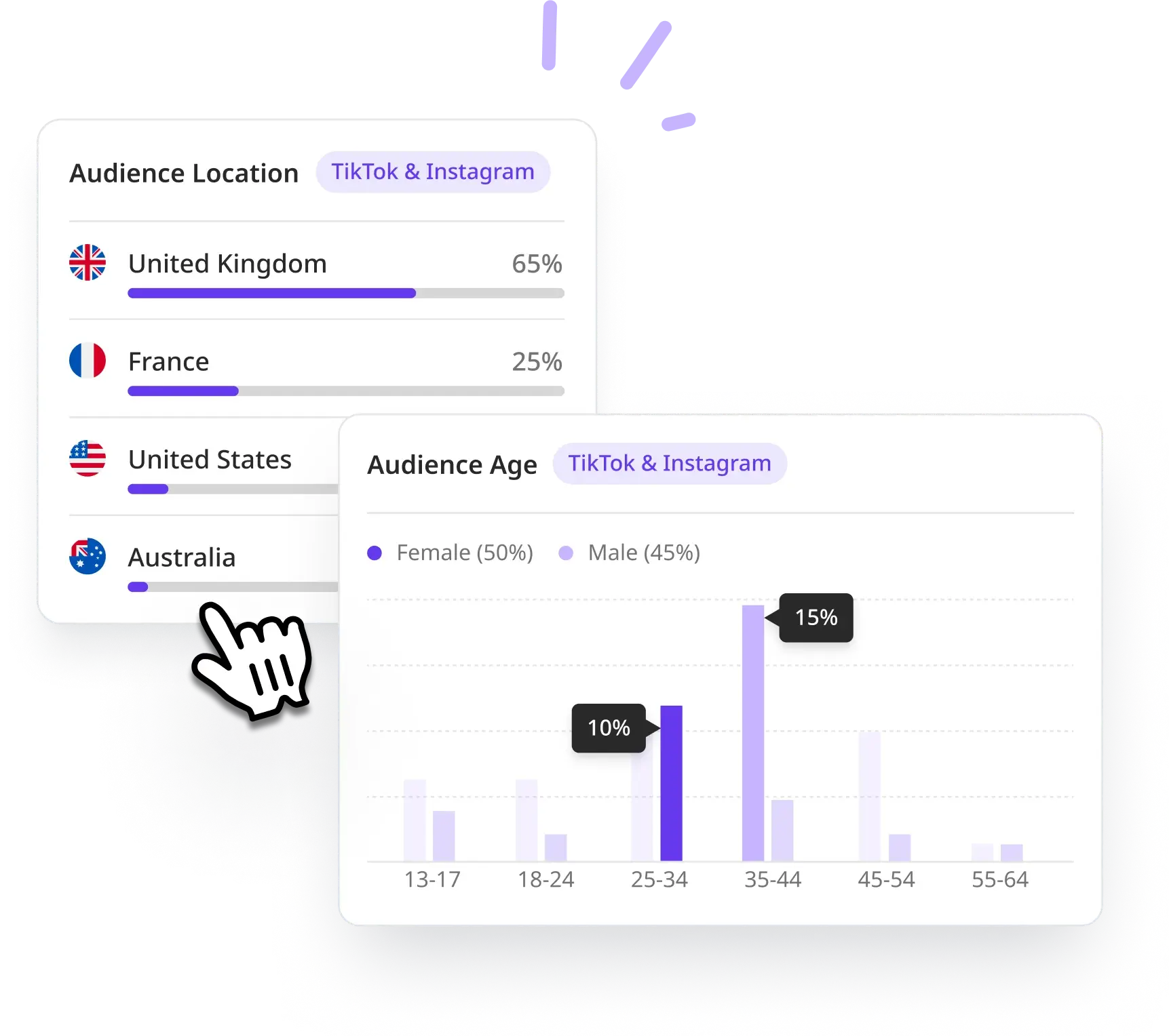 Influencer Demographic reports